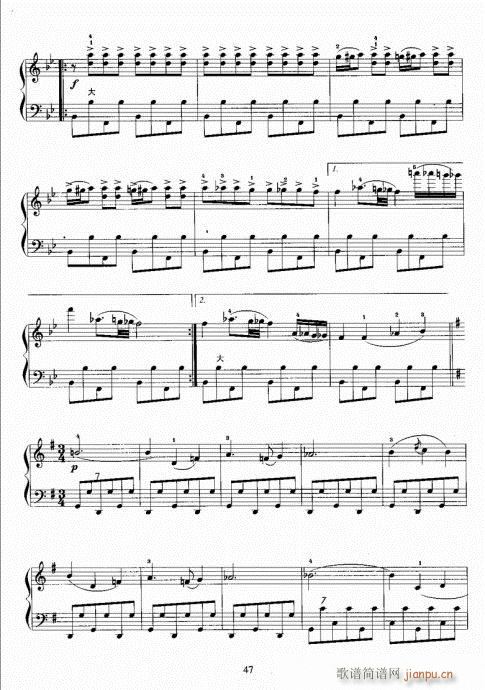 手风琴考级教程41-60(手风琴谱)7