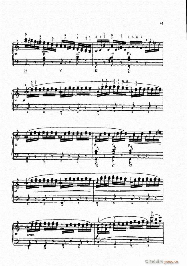 车尔尼手风琴练习曲集 Ⅳ(手风琴谱)43