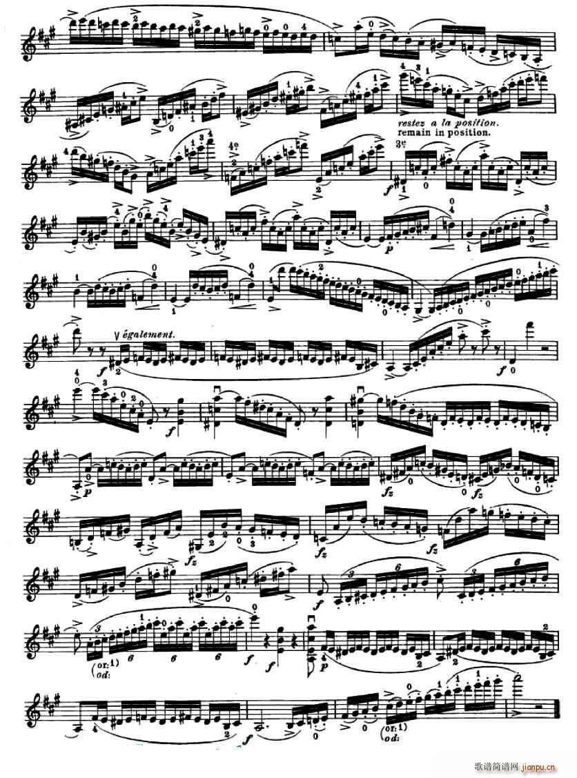 24首小提琴练习曲之7 2