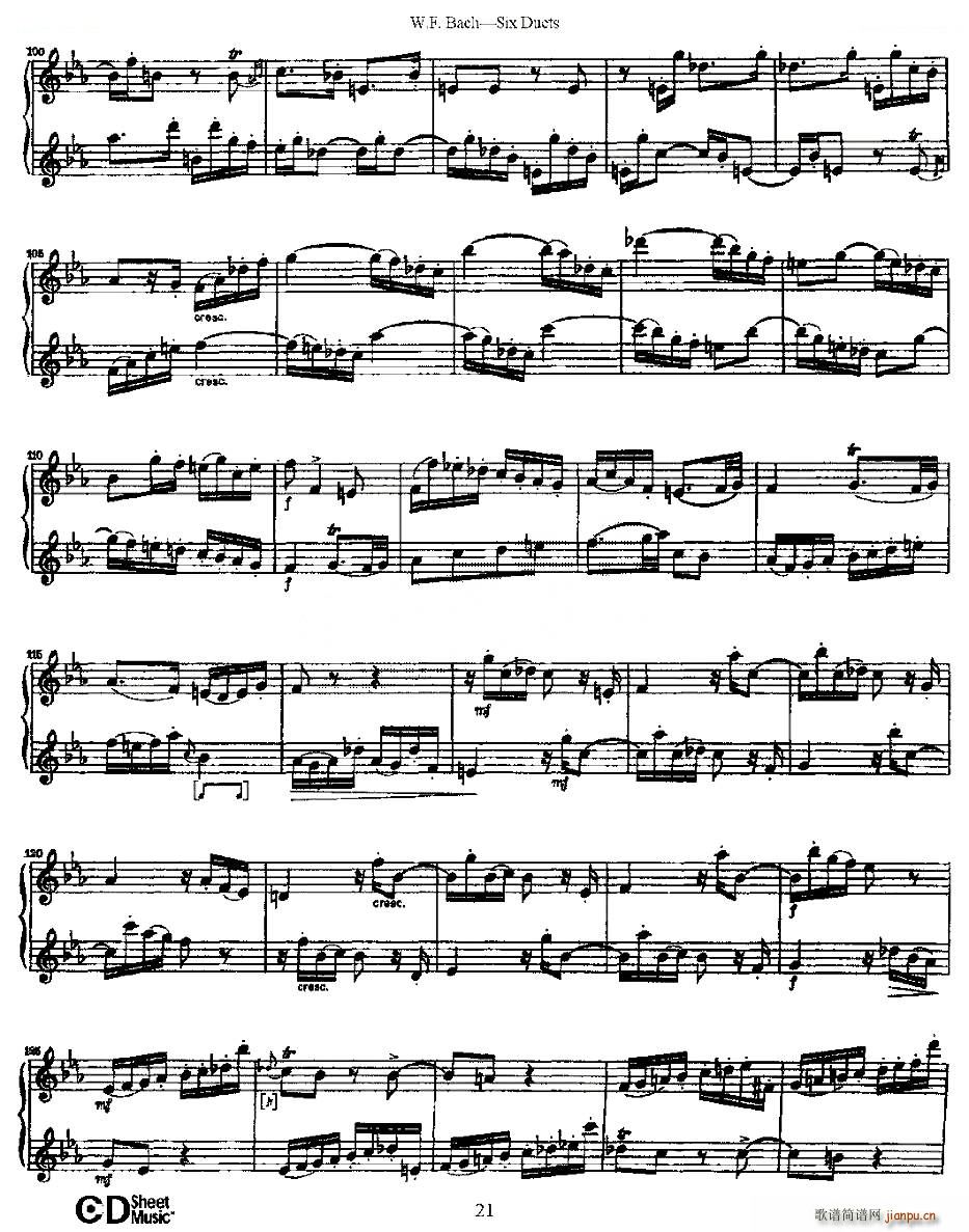 Six Duets 之三 六首二重奏练习曲 铜管(总谱)8