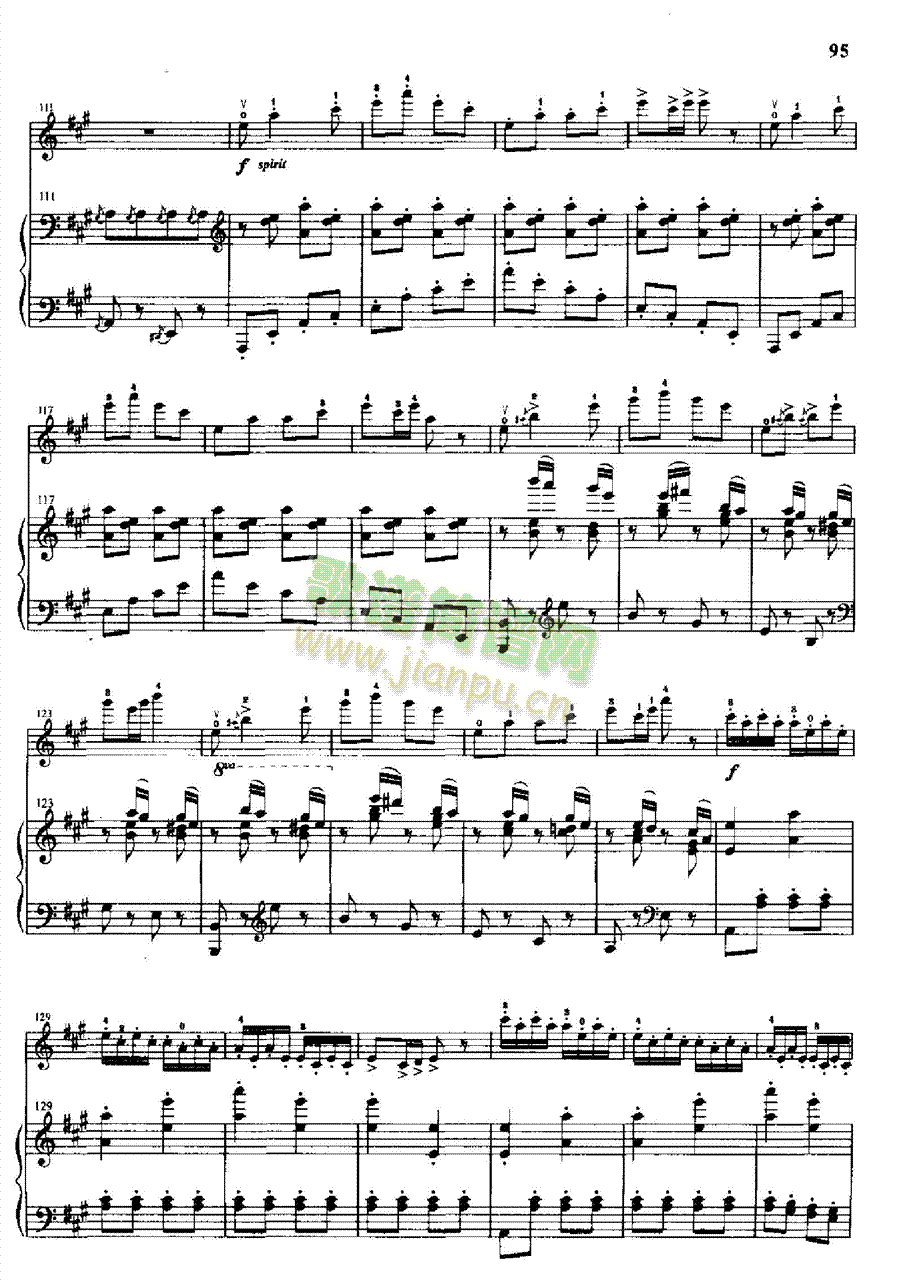 茨梨花弦乐类小提琴(钢琴谱)8