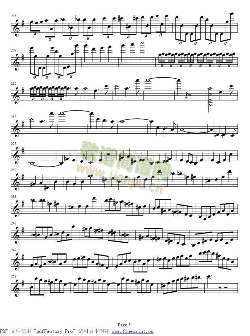贝多芬e小调小提琴协奏曲1-5(其他)5
