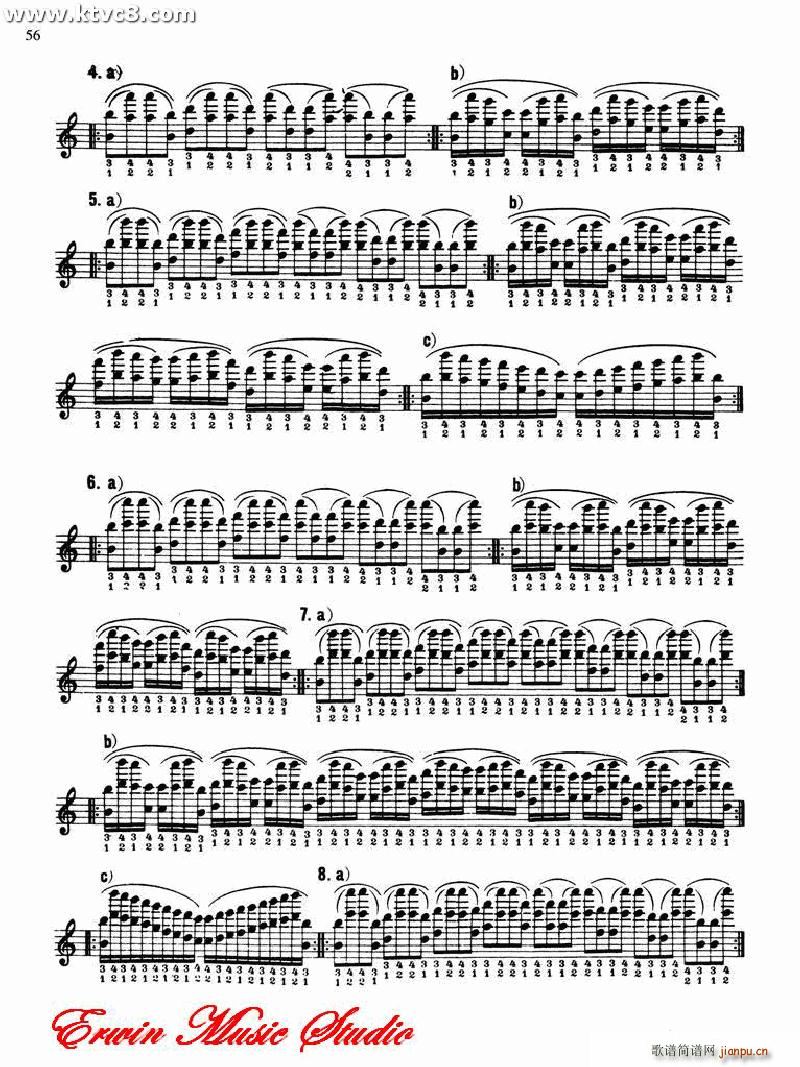 德米特里 康斯坦丁 多尼斯 小提琴技术的演奏艺术1 2(小提琴谱)10