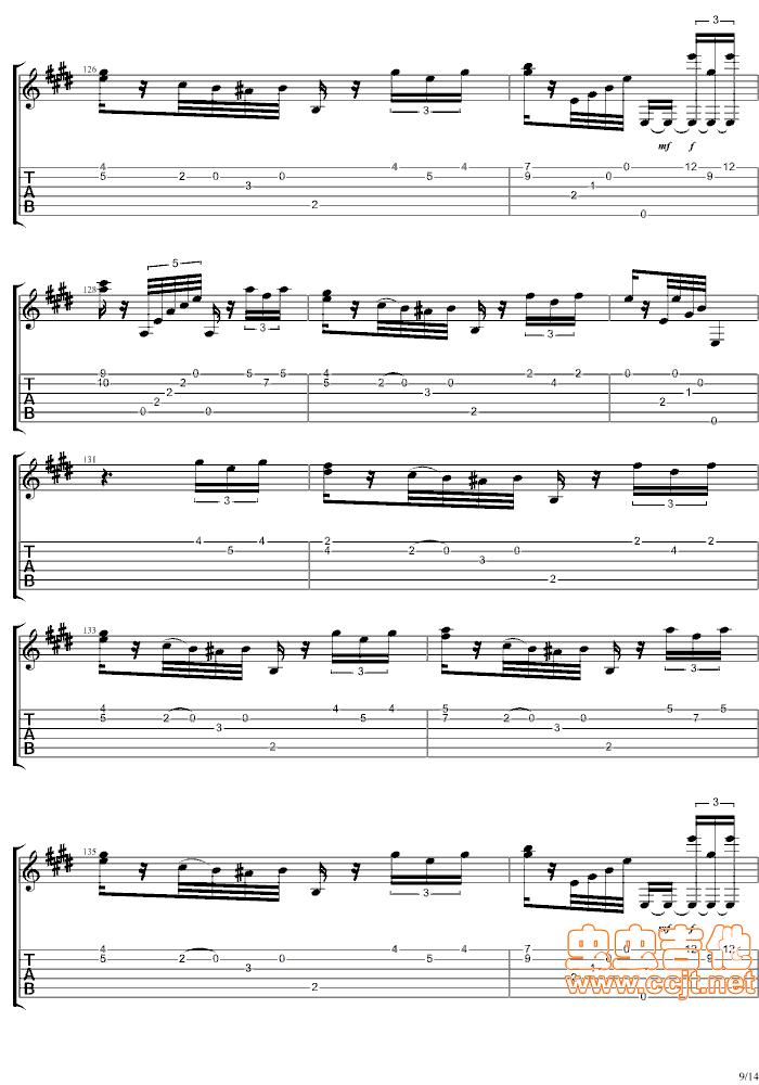 魔笛主题变奏曲-完整版(笛箫谱)9