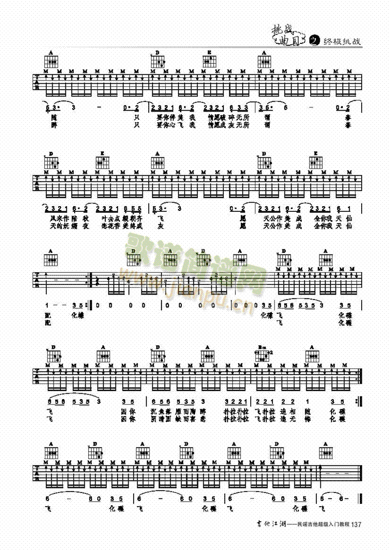 化蝶飞-简易版-弹唱吉他类流行 2