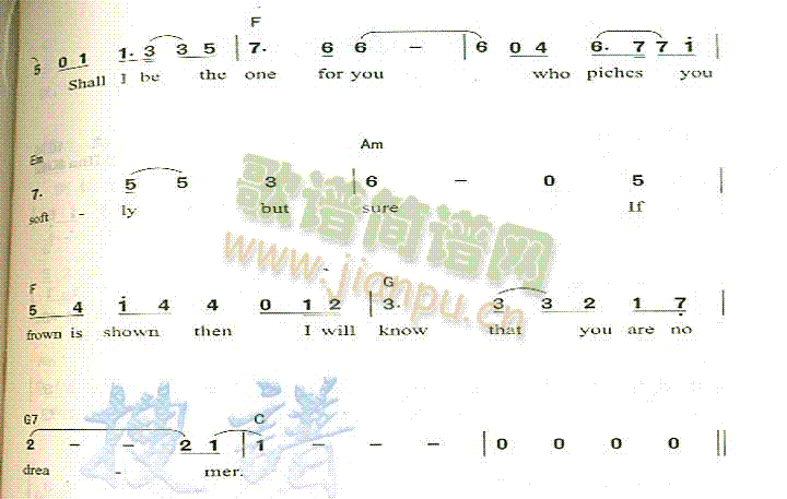 Eyesonme(八字歌谱)5