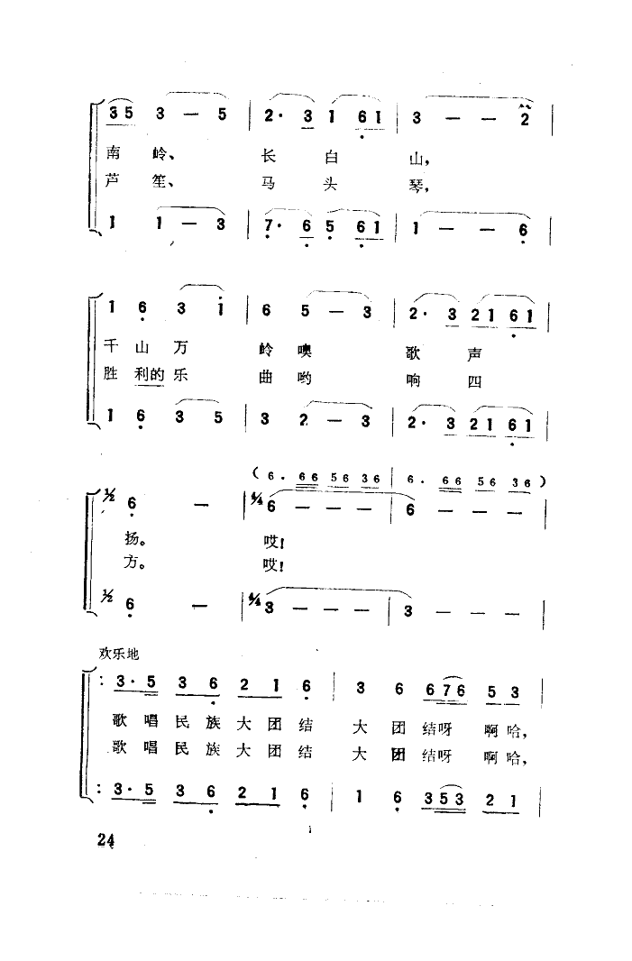 歌唱民族大团结 2