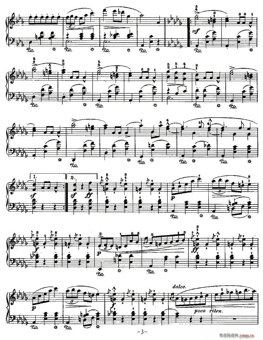Grande valse brillante，Op.18,No.1(十字及以上)3