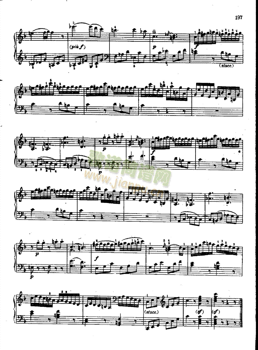奏鸣曲Nr.332键盘类钢琴(钢琴谱)15