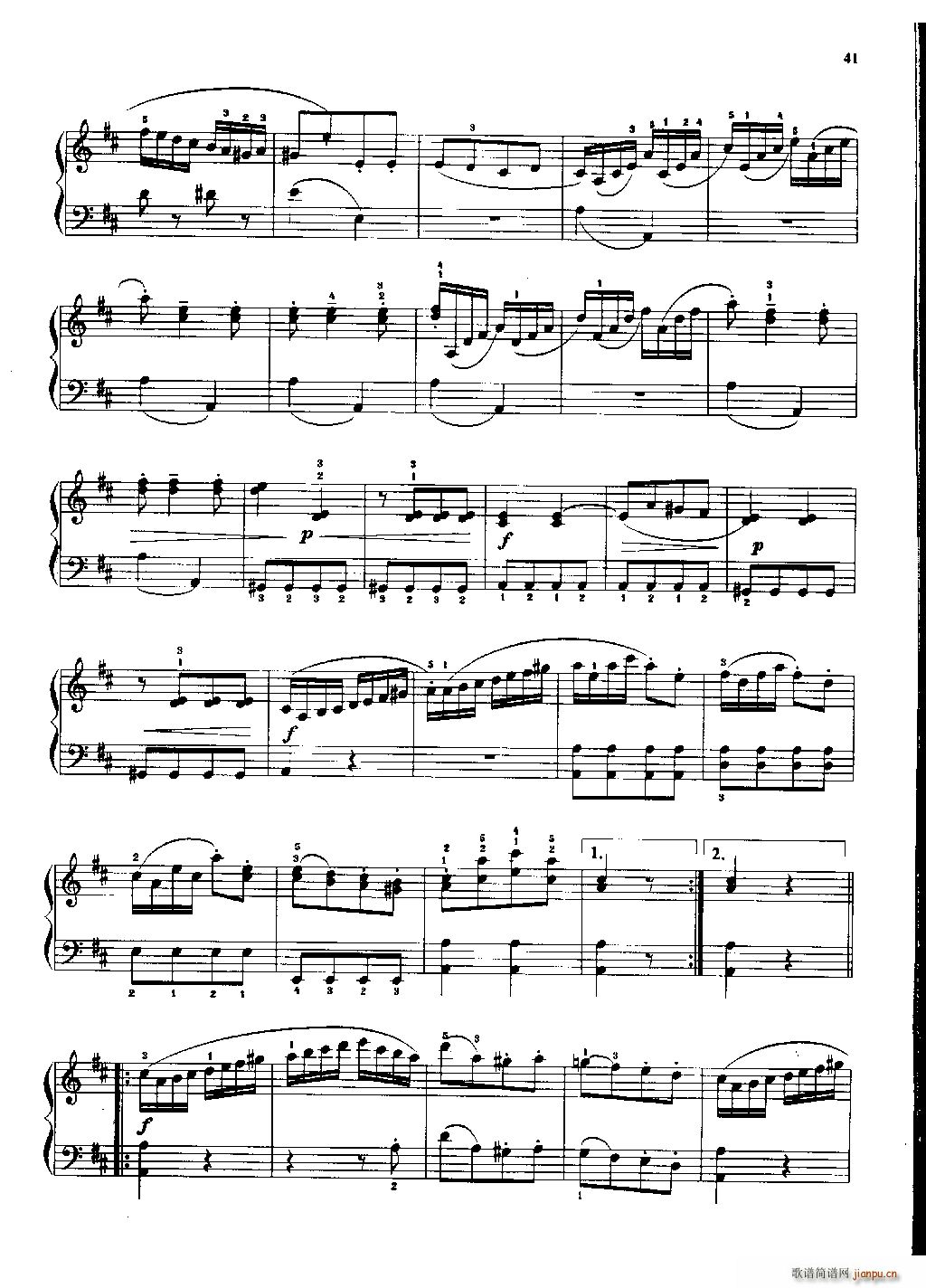 贝多芬小奏鸣曲 五(总谱)14