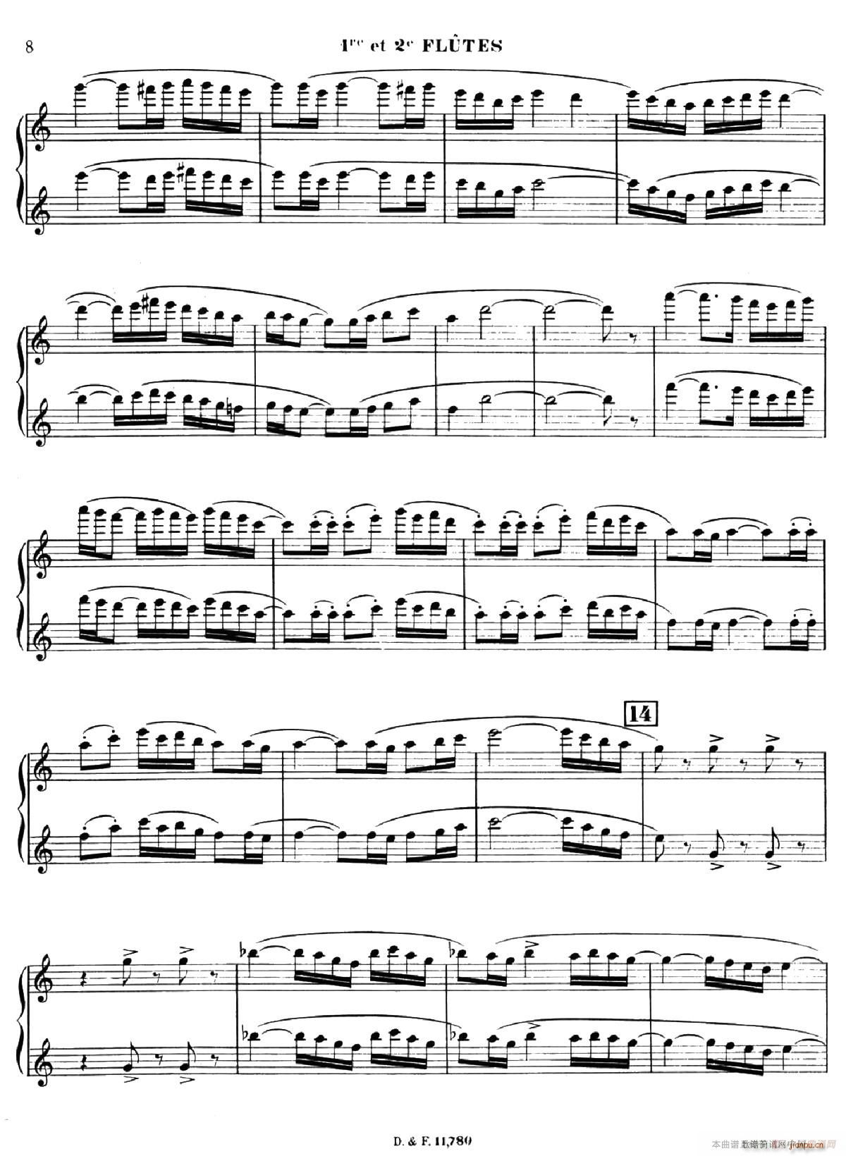 BOLERO 波莱罗 交响乐长笛(笛箫谱)8