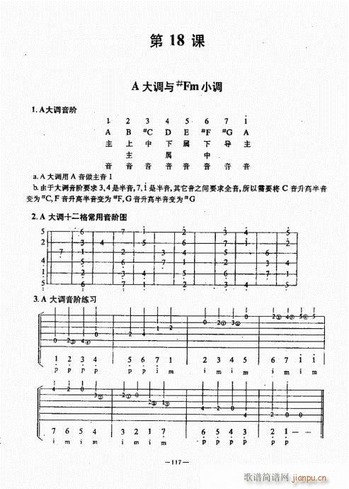 民谣吉他经典教程101-140(吉他谱)17