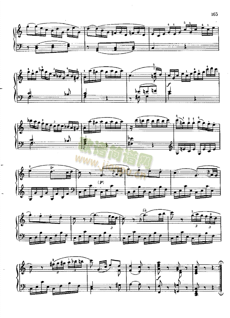 奏鸣曲Nr.330键盘类钢琴(钢琴谱)17