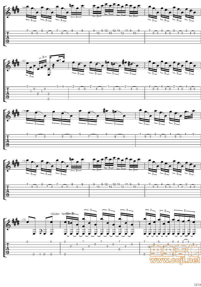 魔笛主题变奏曲-完整版(笛箫谱)12