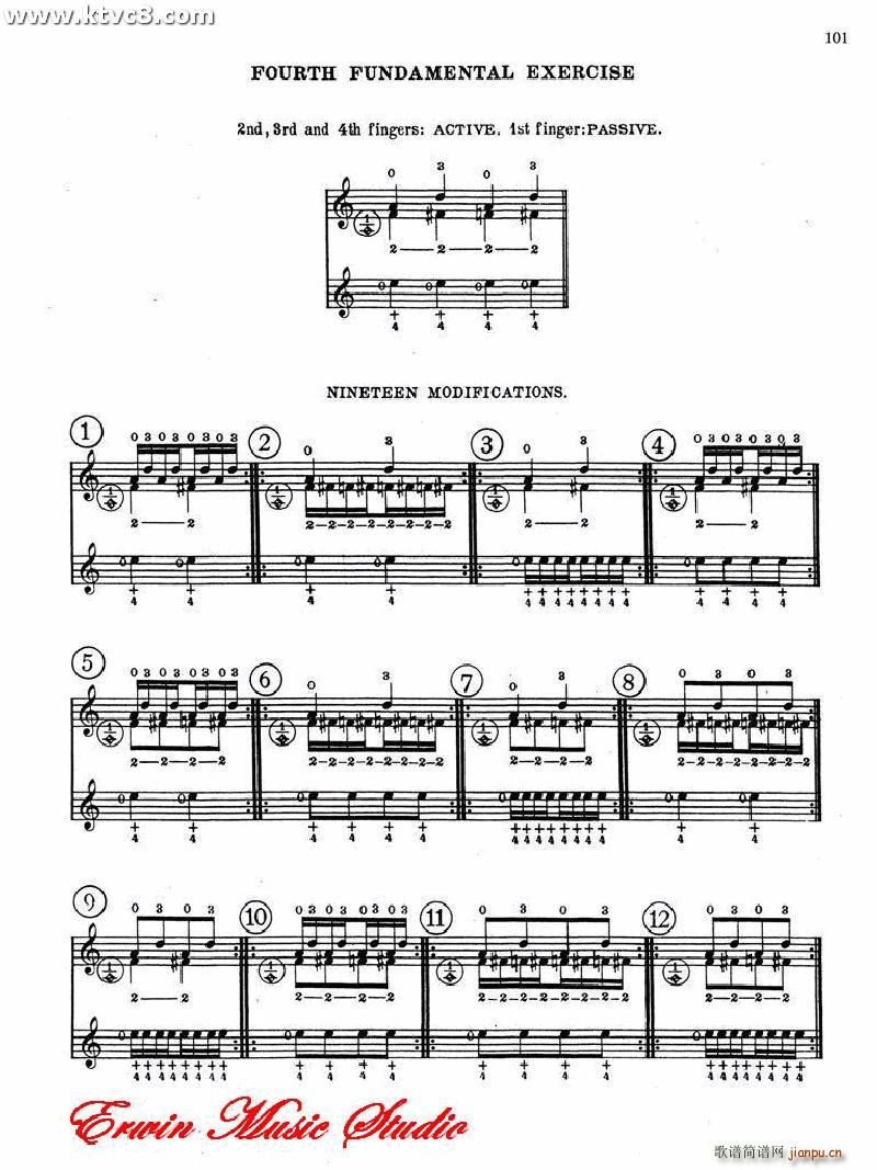 德米特里 康斯坦丁 多尼斯 小提琴三手指基础练习 作品 15 第一(小提琴谱)14