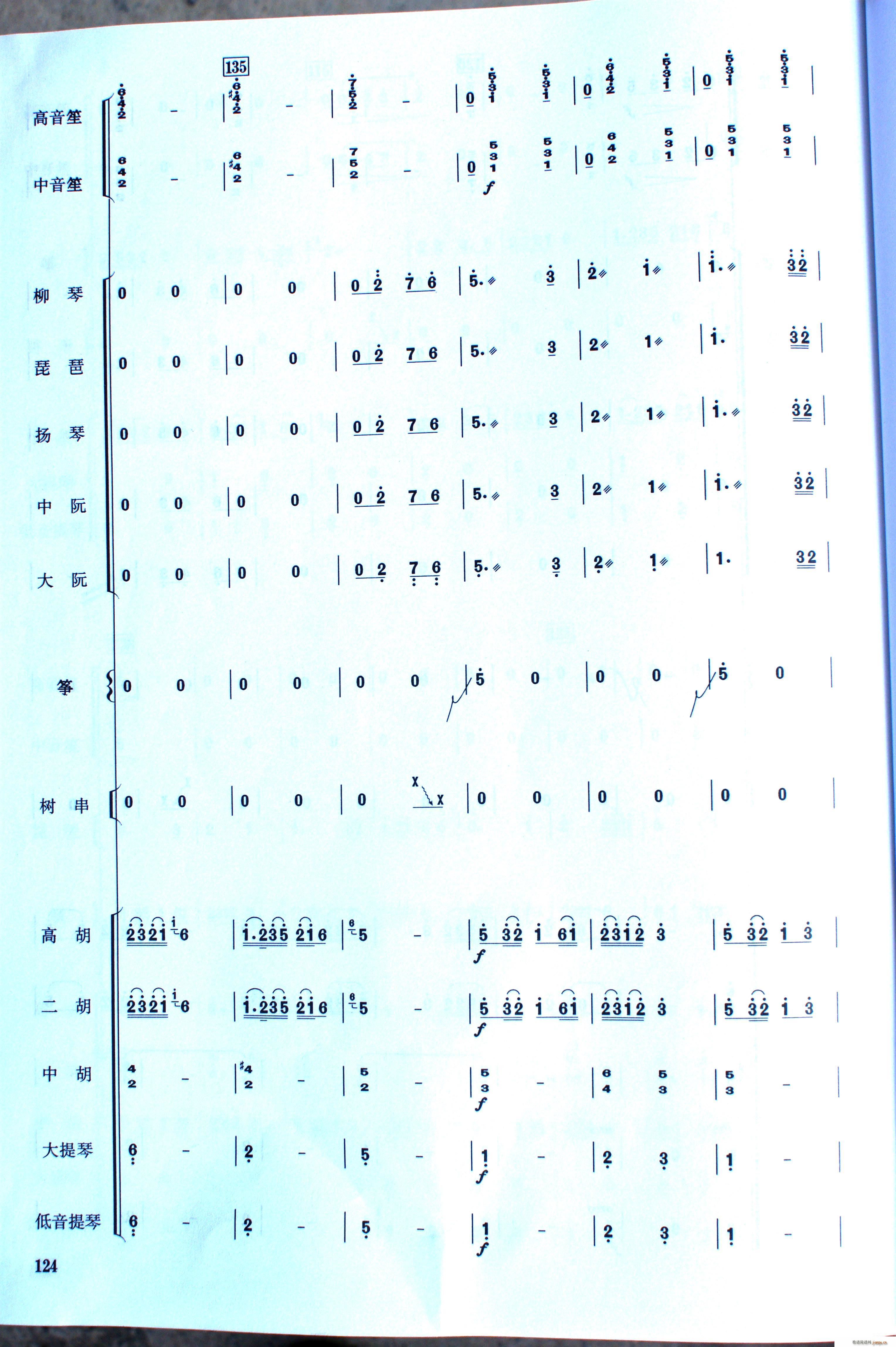 中国电影音乐联奏(八字歌谱)8