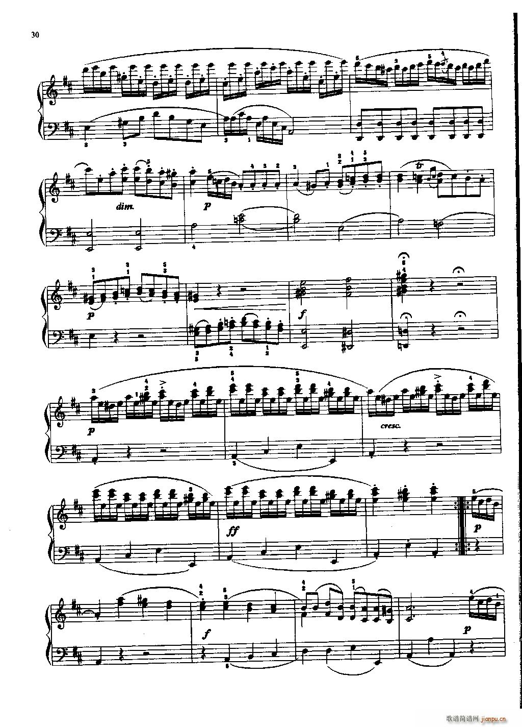 贝多芬小奏鸣曲 五(总谱)3
