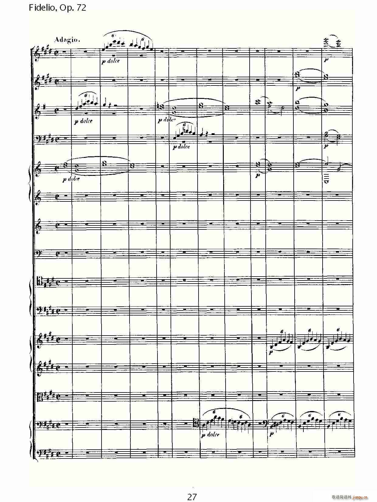 Fidelio，Op.72(十字及以上)27