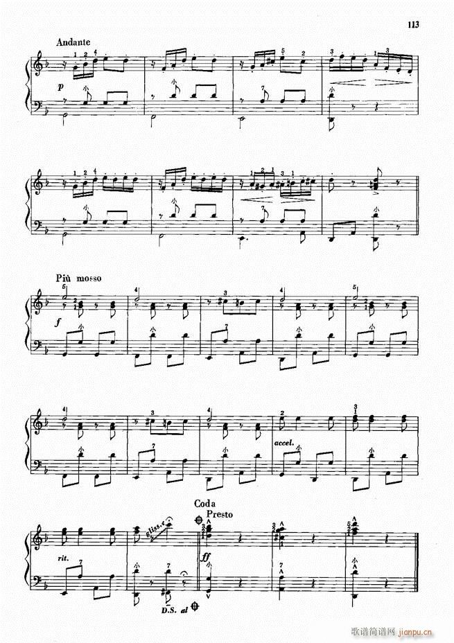 手风琴中外名曲72首101 190(手风琴谱)13