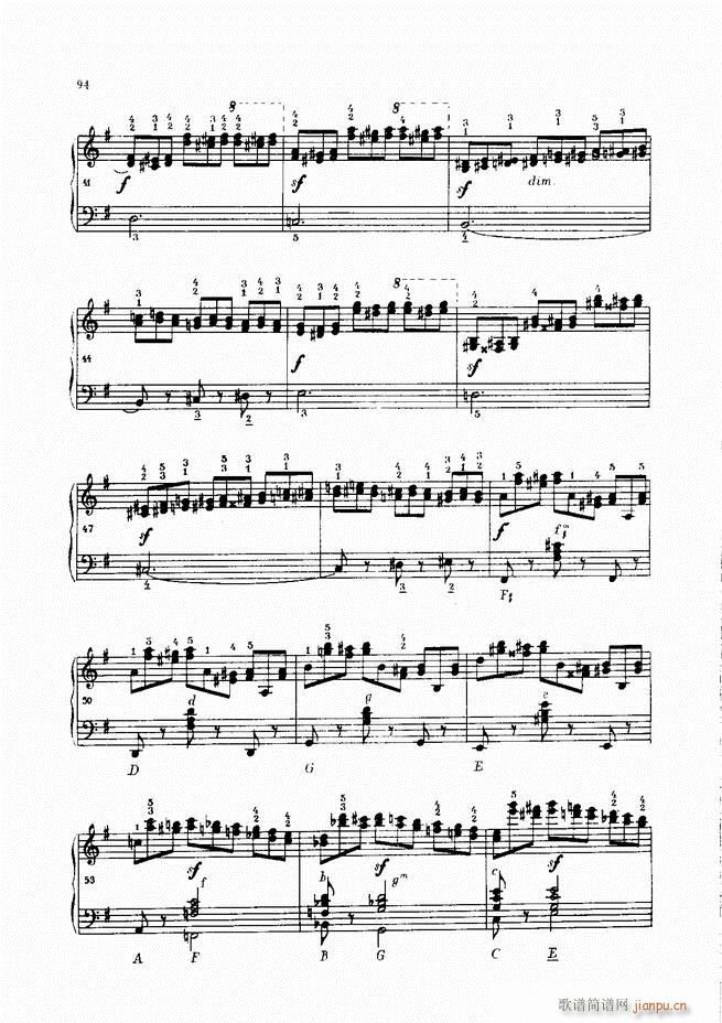 车尔尼手风琴练习曲集 Ⅳ(手风琴谱)74