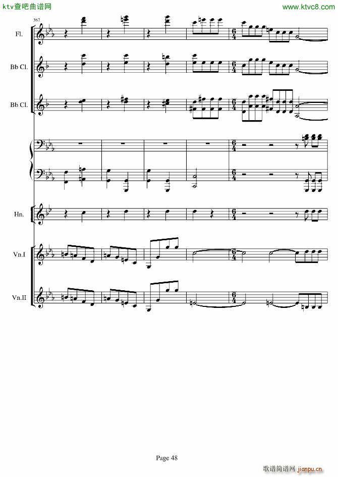 贝多芬的C小调第五命运交响曲(总谱)48