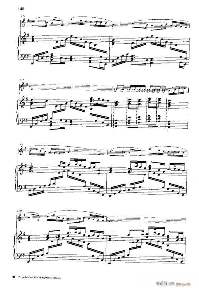 笛子与钢琴16首121-173(笛箫谱)21
