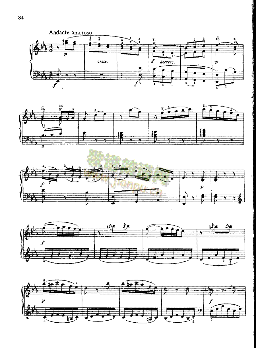 奏鸣曲Nr.281键盘类钢琴(钢琴谱)7