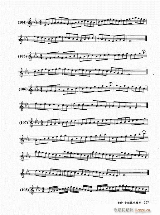 孔庆山六孔笛12半音演奏与教学201-220(笛箫谱)7