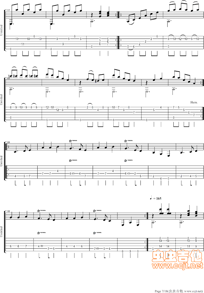 大霍塔舞曲(五字歌谱)7