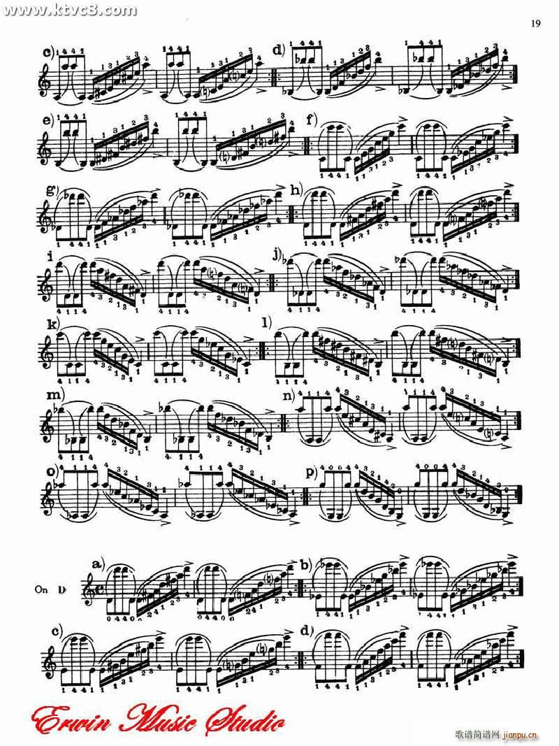 德米特里 康斯坦丁 多尼斯 小提琴技术的演奏艺术1 2(小提琴谱)33