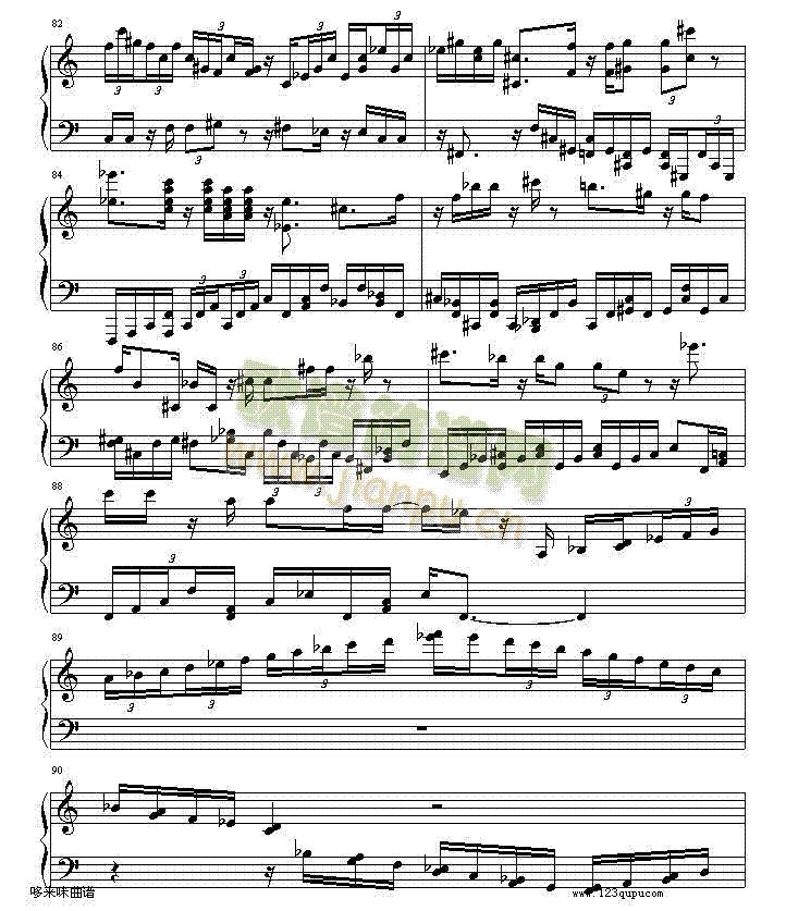 绮想輪旋曲-贝多芬(钢琴谱)11
