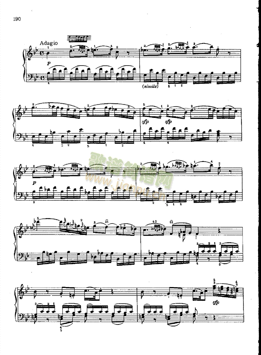 奏鸣曲Nr.332键盘类钢琴(钢琴谱)8
