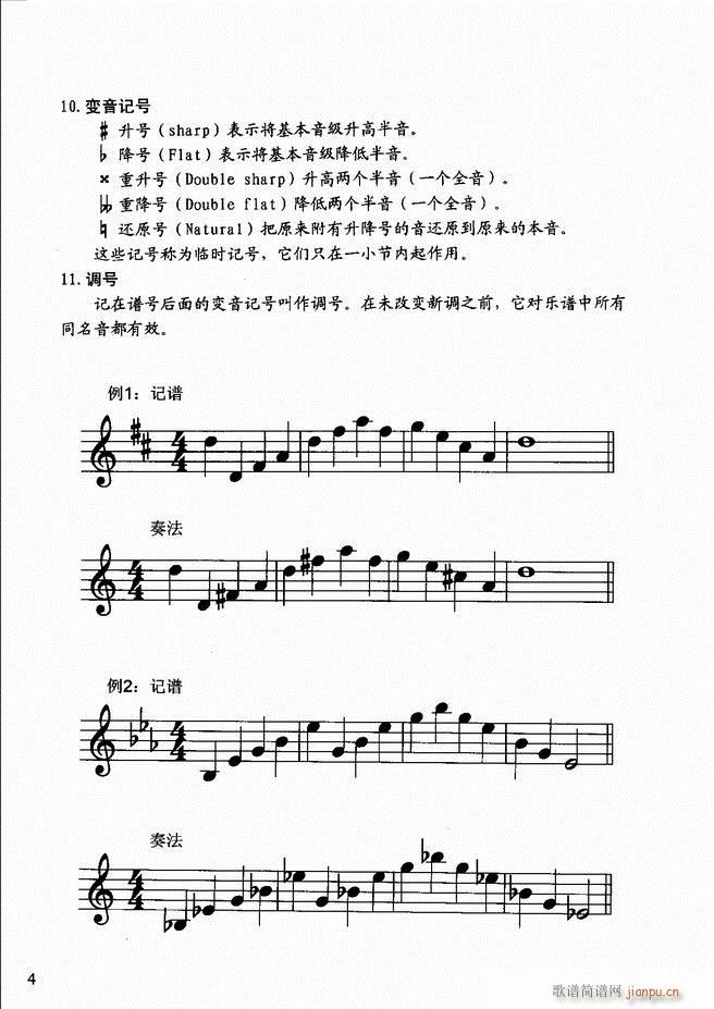 小提琴初级教程(小提琴谱)8