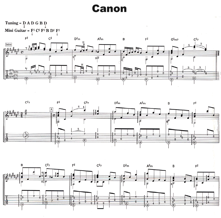 Canon-卡農(nóng)(八字歌譜)1