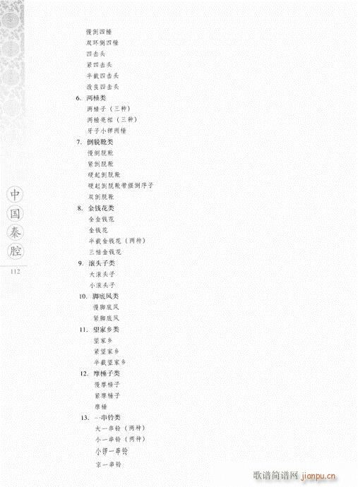 中国秦腔101-120(十字及以上)12