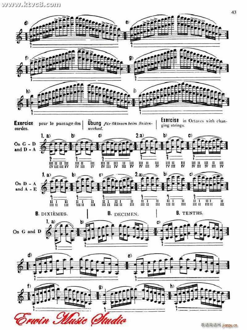德米特里 康斯坦丁 多尼斯 小提琴技术的演奏艺术2 2(小提琴谱)38