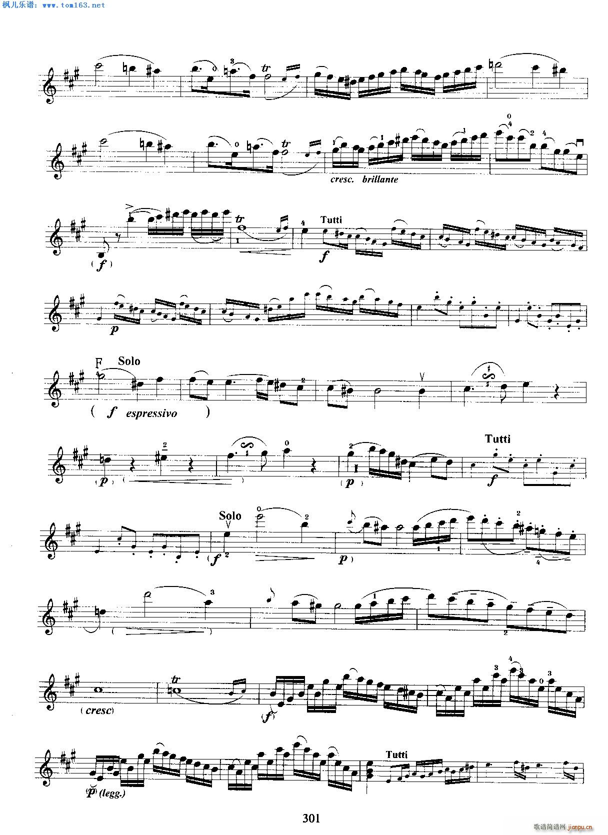 莫扎特第五协奏曲第一乐章 4