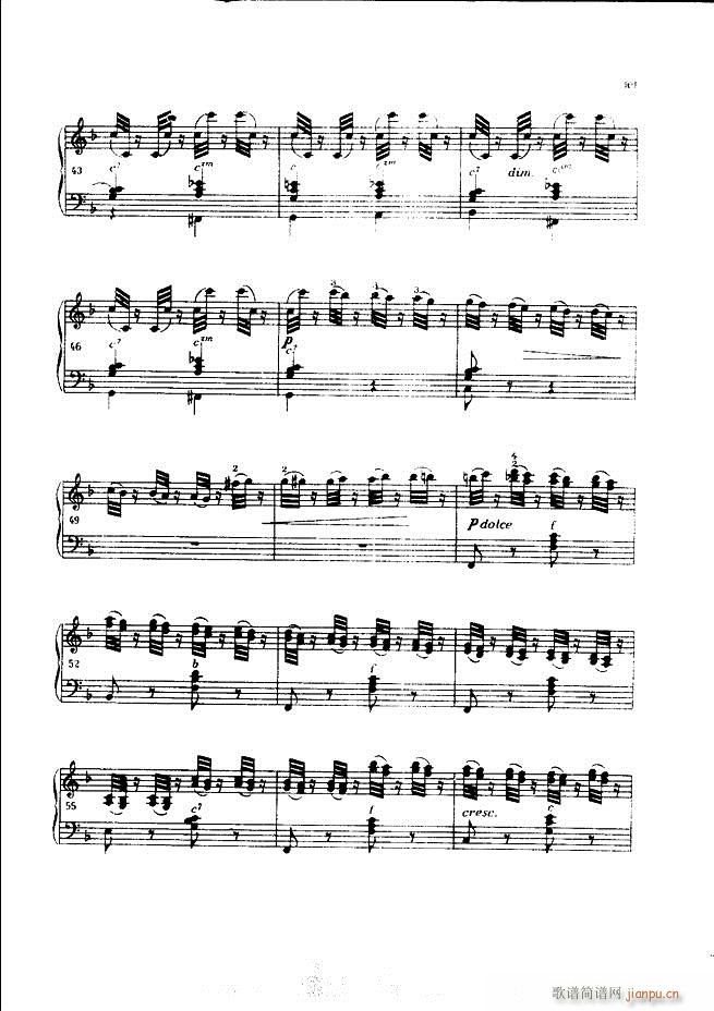 车尔尼手风琴练习曲集 Ⅲ(手风琴谱)101