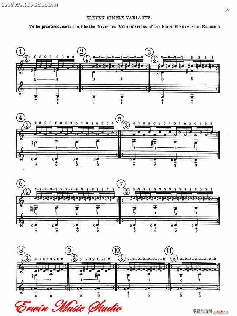 德米特里 康斯坦丁 多尼斯 小提琴三手指基础练习 作品 15 第一(小提琴谱)8
