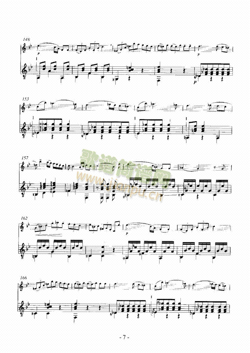 波拉卡舞曲管乐类长笛(其他乐谱)7
