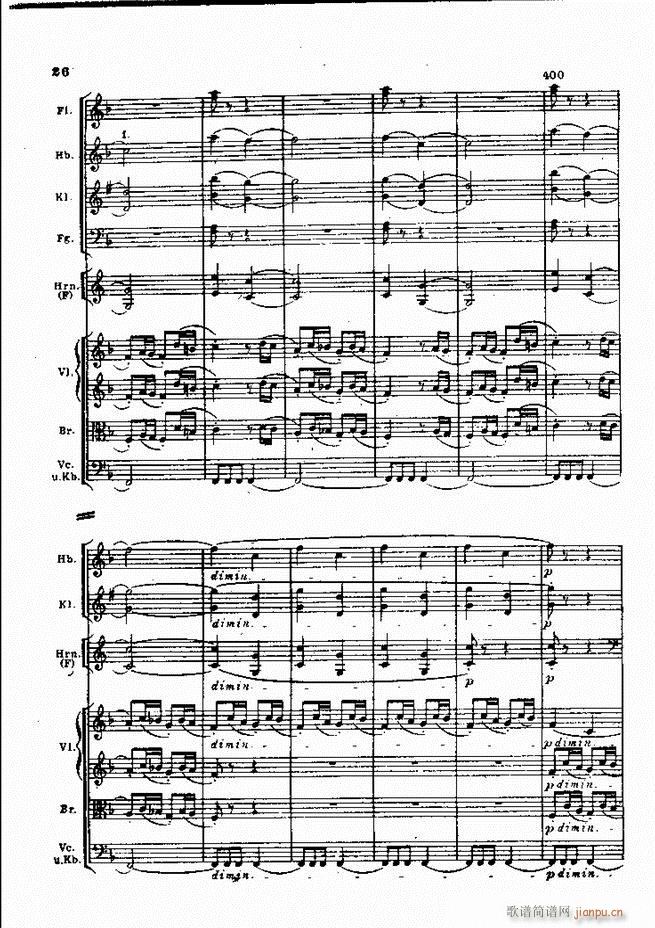 贝多芬 田园交响曲 全部 目录1 60(总谱)42