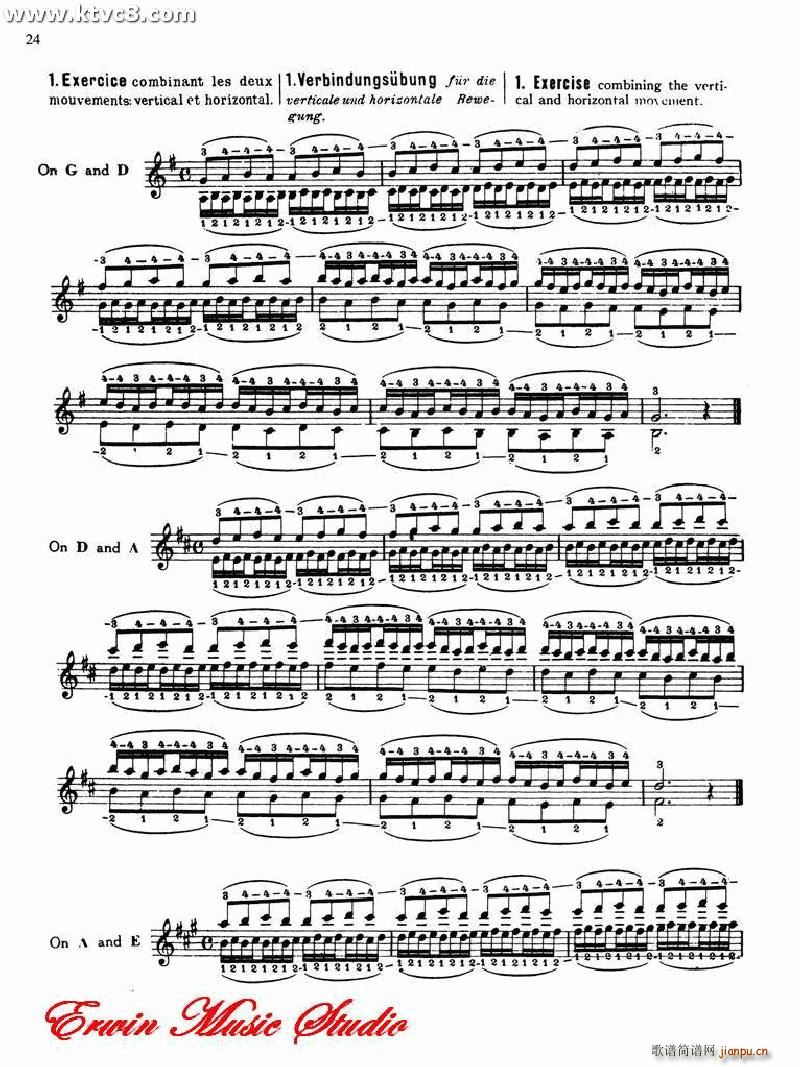 德米特里 康斯坦丁 多尼斯 小提琴技术的演奏艺术1 2(小提琴谱)38