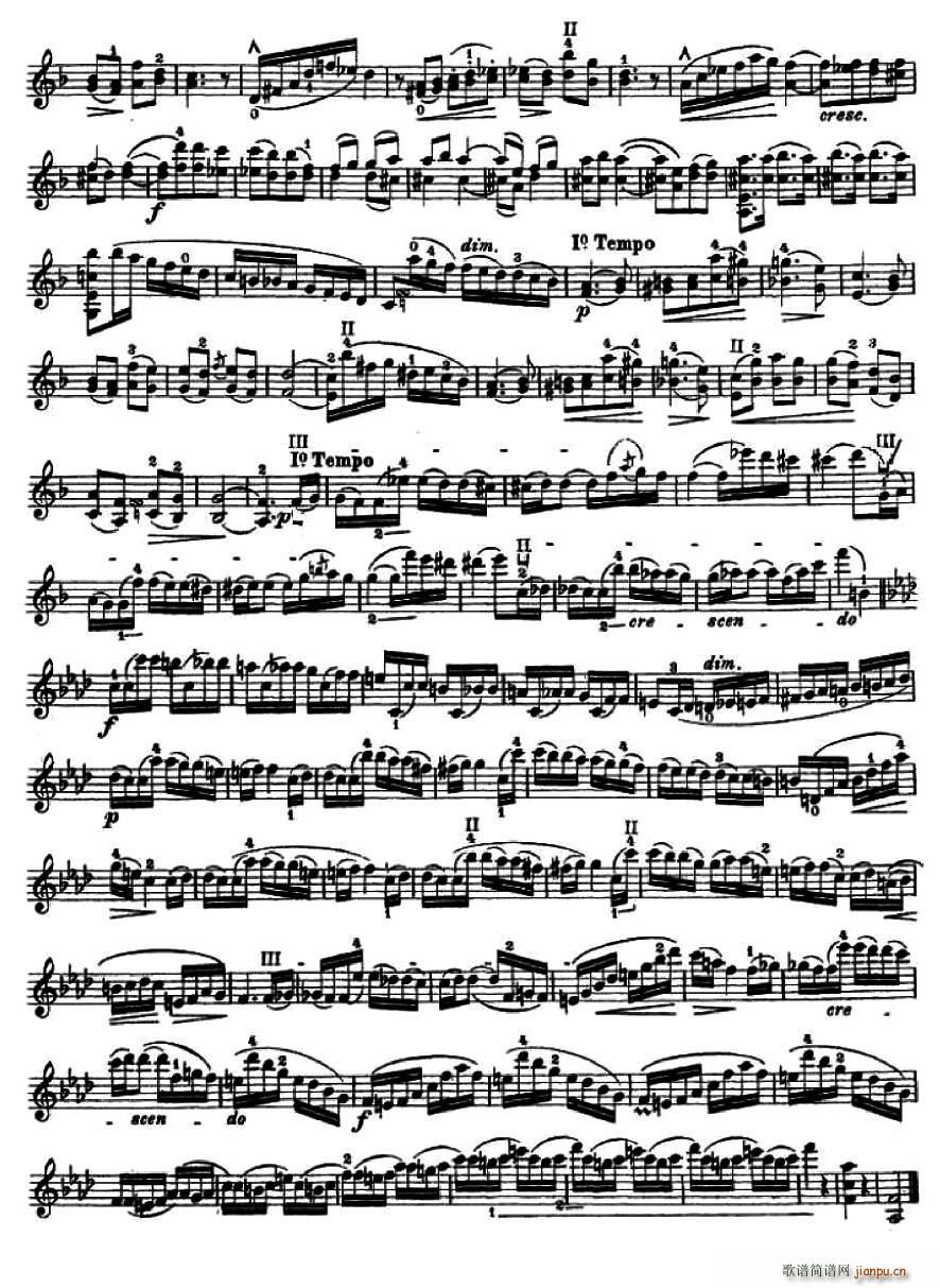 让 德尔菲 阿拉尔 12首小提琴隨想练习曲之18 2