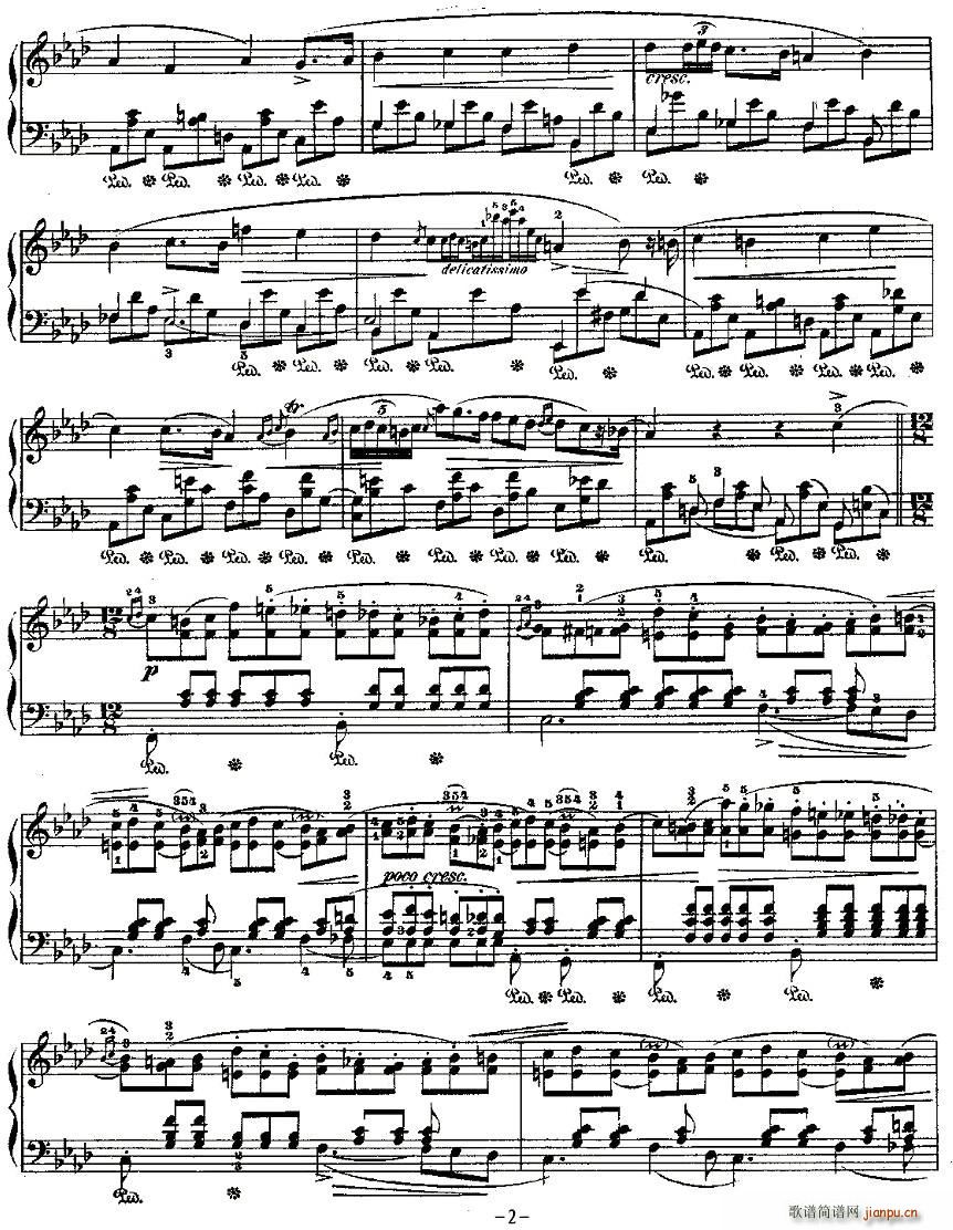 降A大调夜曲Op.32－2 2