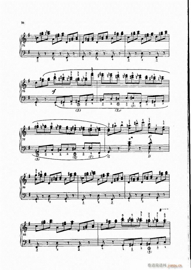 车尔尼手风琴练习曲集 Ⅳ(手风琴谱)76