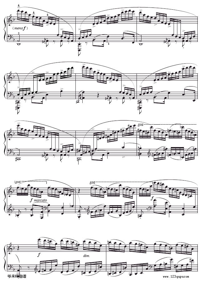 第八练习曲-EtudeOp.10-8-肖邦(钢琴谱)3