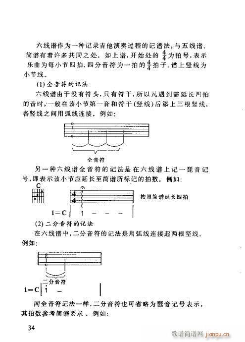 怎样识吉他六线谱21-40(吉他谱)14