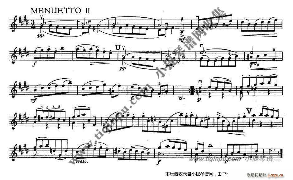巴赫六首小提琴无伴奏奏鸣曲及组曲1006(小提琴谱)8