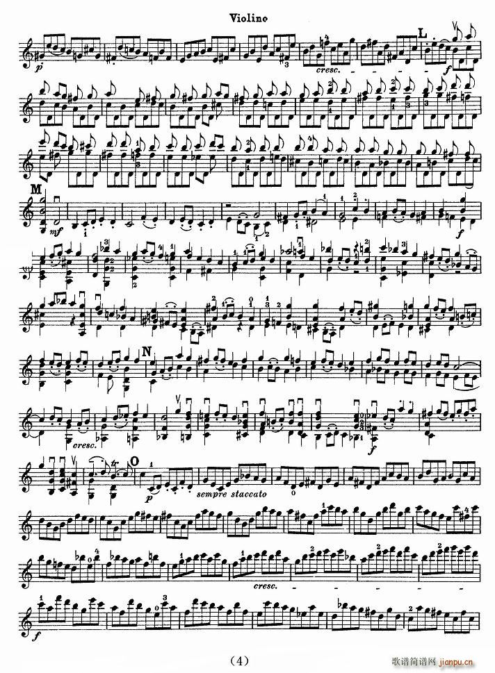 巴赫小提琴协奏曲 4