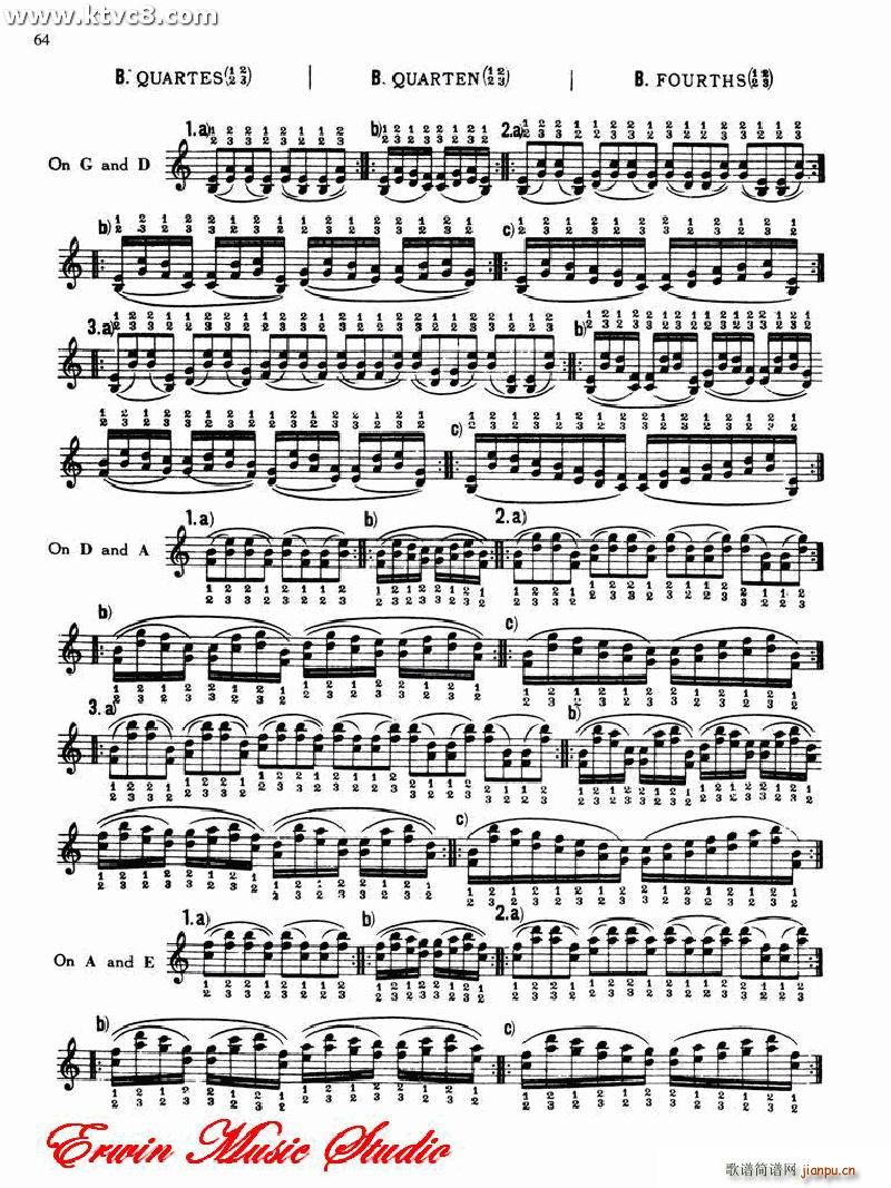 德米特里 康斯坦丁 多尼斯 小提琴技术的演奏艺术1 2(小提琴谱)18